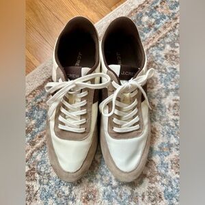 J.Crew Trainers Sneakers Marble and Suede 8.5 BA972 8.5